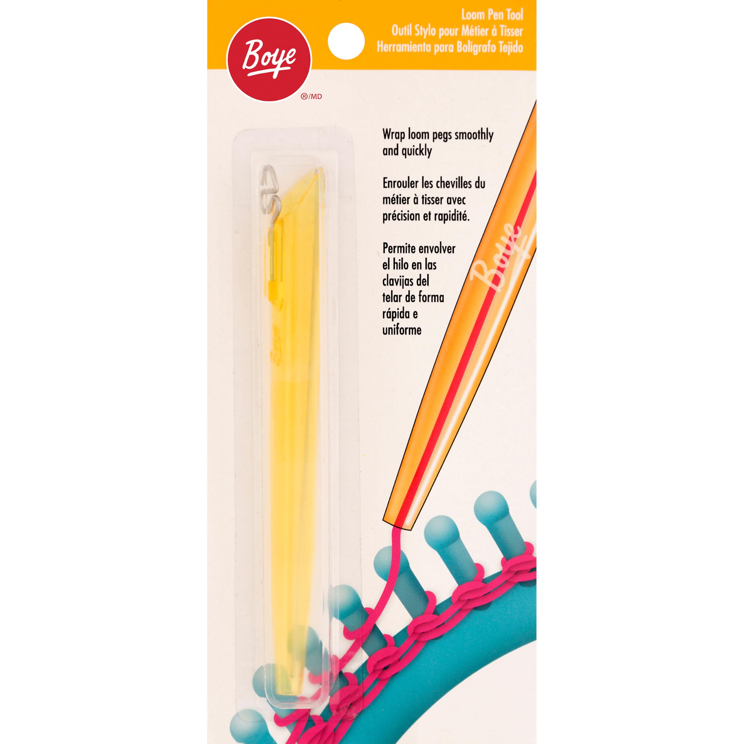 Amazon.com: Boye 3702005001 Loom Pen Yarn Craft Tool